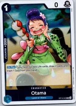 Otama FOIL OP13-043 One Piece TCG - Carrying On His Will Mint Secure Shipping - Image 1