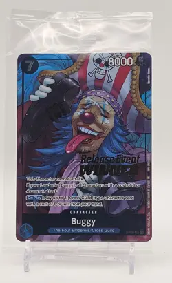One Piece TCG - Promo - Buggy P-084 Pre Release Event Winner - Sealed - English - Image 1