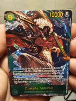 Dracule Mihawk (Alt Art) OP14-119 SEC THE AZURE SEA'S SEVEN English - Image 1