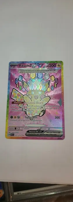 Pokemon Pikachu EX SIR 277/217 Ascended Heroes English - Pack Fresh - NM - Image 1
