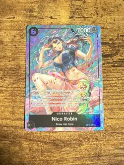 One Piece TCG Legacy of the Master OP12-087 SR .. NICO ROBIN Super Rare Alt Art - Image 1
