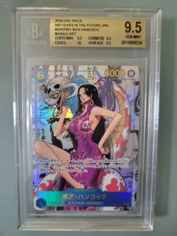 2024 One Piece OP07 Japanese Manga Alternate Art OP07-051 Boa Hancock BGS 9.5 - Image 1