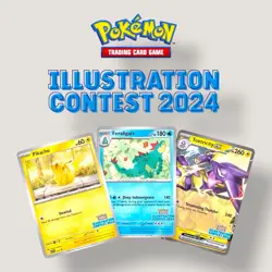 Pokemon Day TCG - Pokemon Center Illustration Contest 2024 SEALED Promo 3 Cards - Image 1