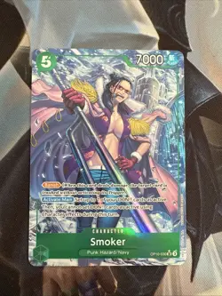 One Piece Card Game Royal Blood Smoker SR OP10-030 ALT ART Parallel English TCG - Image 1
