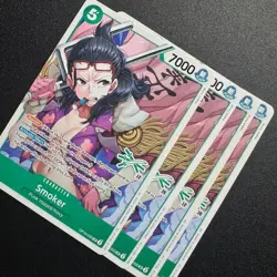 4x Smoker OP10-030 SR - One Piece TCG English Playset Learn Together Zoro - Image 2