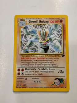 Giovanni's Machamp - 6/132 (Gym Challenge - Holo) 2000 Wizards of the Coast LPNM - Image 1