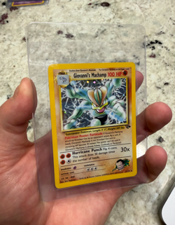 Pokemon Giovanni's Machamp Gym Challenge 6/132 LP+ - Image 1