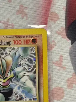 Giovanni's Machamp 6/132 Gym Challenge 2000 Pokemon TCG Holo rare - Image 4
