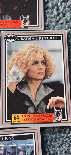 1992 Batman Returns Trading Cards Lot of 18 Dynamic Marketing. Good Condition - Image 3