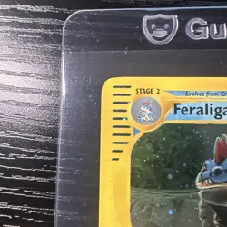 Feraligatr 12/165 Holo Expedition Rare WOTC Vintage Pokemon Swirl - Image 3