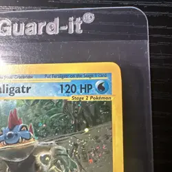 Feraligatr 12/165 Holo Expedition Rare WOTC Vintage Pokemon Swirl - Image 4