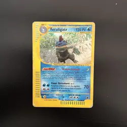 Pokemon Card Feraligatr 12/165 Expedition Cosmos Holo Italiano ITA Played - Image 1