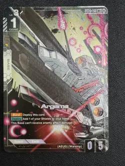Gundam Card Game Argama GD02-129 R+ Alt Art Dual Impact - Image 1