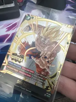 Dragon Ball Son Goku FP-034 Promo Card Event Winner Tournament Sealed - Image 3