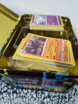 Pokemon Tin Pales With Pokemon Cards Lot Of 4 - Image 5