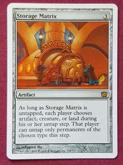 Magic The Gathering 9TH EDITION STORAGE MATRIX artifact card MTG - Image 1