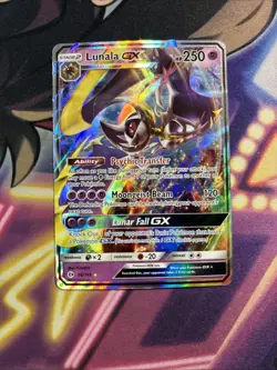 Lunala GX 66/149 Ultra Rare Pokemon TCG Sun & Moon Base Set NM - Image 1