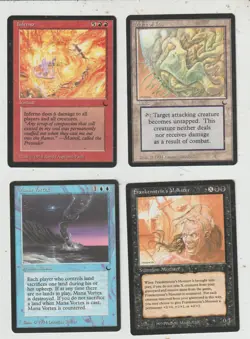 Lot x4 cartes THE DARK Maze of Ith, Mana Vortex...MAGIC MTG ENGLISH 1994 EX-NM - Image 1