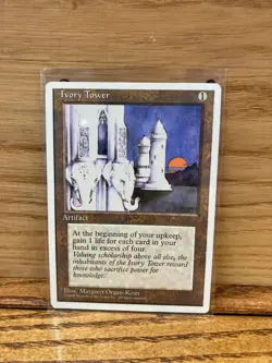 Ivory Tower Magic the Gathering 4th Edition Rare - Image 1