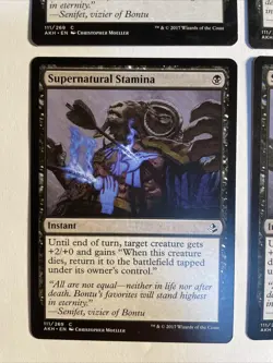4x Mtg Amonkhet Supernatural Stamina NM Magic Karte Magic The Gathering - Image 2