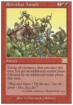 *MRM* FR/VF Assaut Implacable - Relentless Assault MTG 6eme editions - Image 1