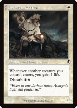 Lunarch Veteran // Luminous Phantom (Retro Frame) [Innistrad Remastered] - Image 1