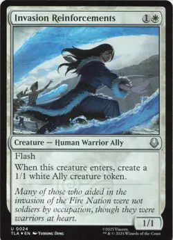 Invasion Reinforcements - FOIL - U Avatar: The Last Airbender 24 - MTG - Image 1