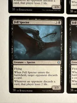 4x Mtg Jumpstart Fell Specter NM/M Magic The Gathering - Image 2