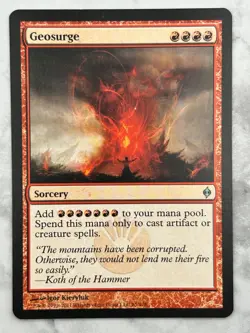 Geosurge New Phyrexia - MTG Magic the Gathering - NM - Image 1