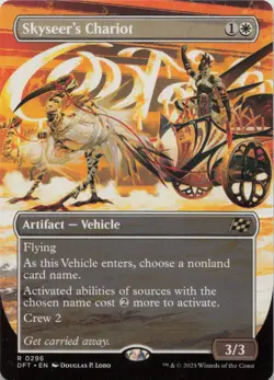 Skyseer's Chariot (Borderless) R Aetherdrift 296 LP-NM - Image 1