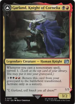 Garland, Knight of Cornelia U FINAL FANTASY 221 - LP MTG - Image 1