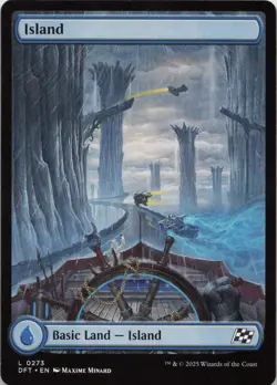 Island (0273) L Aetherdrift 273 LP-NM MTG - Image 1