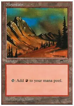 MRM ENGLISH Mountain Version 1 MTG magic Anthologies - Image 1