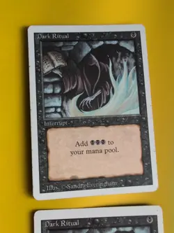 DArk Ritual x2 Revised Edition Interrupt Magic the Gathering 2 Card MTG . - Image 4