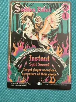 Mtg Secret Lair Play - Sudden Edict -NM - Image 1