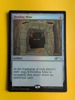Howling Mine. SLD FOIL aRtifact Magic the Gathering Card. - Image 1