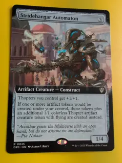 Stridehanger Automaton. DRC Construct rare Magic the Gathering Card. - Image 2