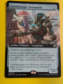 Stridehanger Automaton. DRC Construct rare Magic the Gathering Card. - Image 3