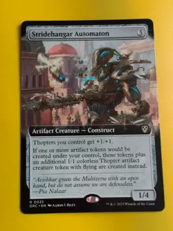 Stridehanger Automaton. DRC Construct rare Magic the Gathering Card. - Image 4