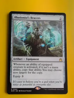Illusionist's Bracers. RVR Equipment, Magic the Gathering Card. - Image 2