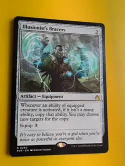 Illusionist's Bracers. RVR Equipment, Magic the Gathering Card. - Image 3