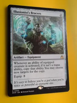 Illusionist's Bracers. RVR Equipment, Magic the Gathering Card. - Image 4