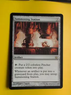 Salvaging X1 Summoning Station X2 1 has wear to top - fifth dawn MTG 3 Card - Image 2