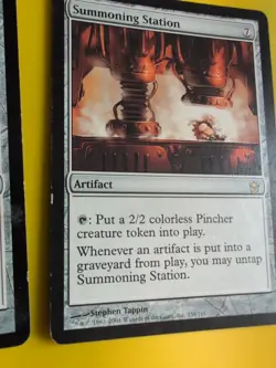 Salvaging X1 Summoning Station X2 1 has wear to top - fifth dawn MTG 3 Card - Image 5