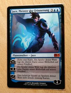 MTG Magic: Jace, Meister der Erinnerung, Memory Adept, DEUTSCH Planeswalker - Image 1