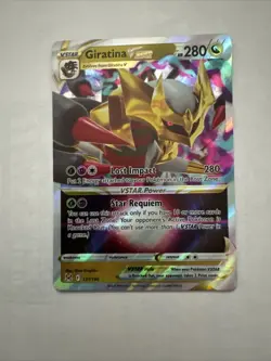 Giratina VSTAR 131/196 Pokemon TCG Sword & Shield Lost Origin Full Art NM - Image 1