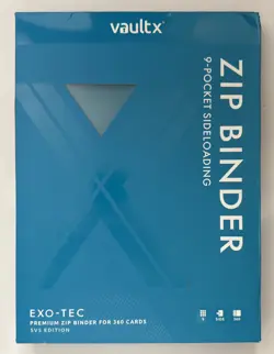 Vault X 9 Pocket Exo-Tec Zip Binder SV5 Pokemon Temporal Forces First Edition - Image 1