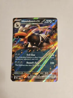 Pokemon Houndoom ex 103 Sv: Scarlet & Violet Promo Holo 270HP 2024 - Image 1