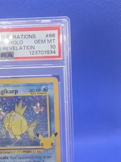 Pokemon Celebrations Classic Collection Shining Magikarp #66 PSA 10 GEM MINT - Image 4