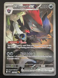 N's Zoroark EX 185/159 - Journey Together - Special Illustration Rare - Pokemon - Image 1